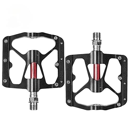 Mountain Bike Pedal : IIIL Bike Pedals, Aluminum Alloy Road Bike Pedals MTB Pedal, Ultralight Non-Slip Sealed Bearings Pedals 9 / 16" Bicycle Pedals, for Fixed Gear Bike, Mountain Bicycle, BMX