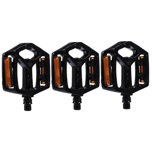 Mountain Bike Pedal : INOOMP 3 pairs Riding Cycling Bicycles Plate Parts Accessory Alloy Accessories Treadle Bike Modification Pedals Mountain Aluminum Pedal Part