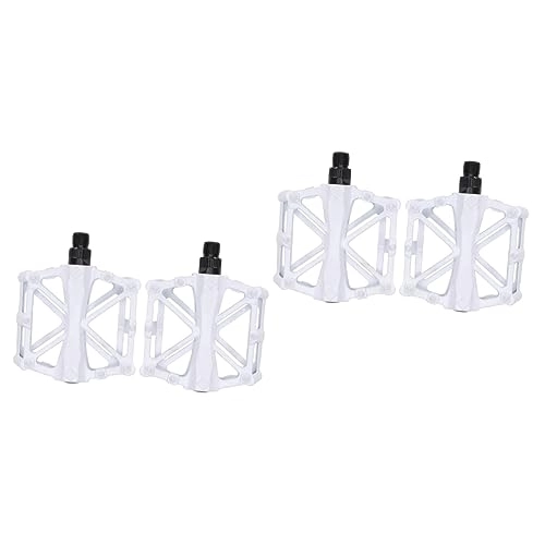 Mountain Bike Pedal : INOOMP 4 pcs Parts Mtb Flat Step Riding Aluminum Sports Bike Se for Treads Pedal Sealed Cycling Accessories Bmx Ultralight Alloy Outdoor Mountain Road Antiskid Bearing
