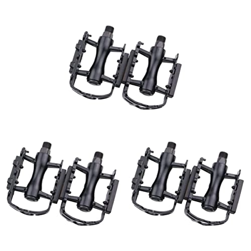 Mountain Bike Pedal : INOOMP 6 Pcs clips pedalboard metal bike pedals pedal Road cycling cleats pedialax bike shoes cleats mtb flat pedals cleats pedal clip in bike pedals mountain bike Accessories