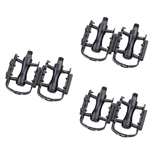 Mountain Bike Pedal : INOOMP 6 Pcs Cycling Cleats Road Pedialax Pedal Pedalboard Cleats Pedal Mountain Bike Platform Pedals Mtb Flat Pedals Mtb Pedals Bicycle Pedals Non-slip Mountain Bike Pedal Metal Clip
