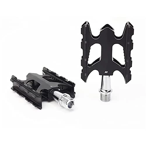 Mountain Bike Pedal : JINSP Bicycle pedals, 1 pair of mountain bike, road bike, bicycle pedals, non-slip lightweight aluminum alloy pedals road bicycle pedals.