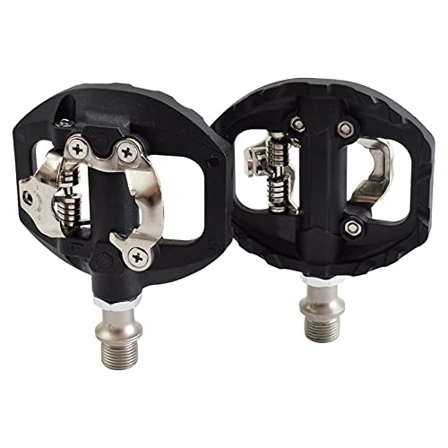 Mountain Bike Pedal : JINSP Bicycle pedals, A pair of mountain bike lock pedal road bike pedal bearing bicycle accessories road bicycle pedals.