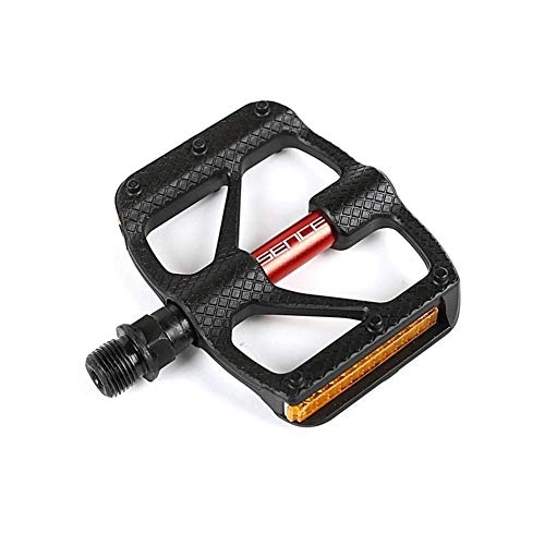 Mountain Bike Pedal : JINSUO Moonlight Star Bike Pedals -Ultra-light Bicycle MTB Pedals Mountain Bike Pedals Outdoor Riding Supplies Accessories Mountain Road Car Pedals Bike Parts (Color : Black)