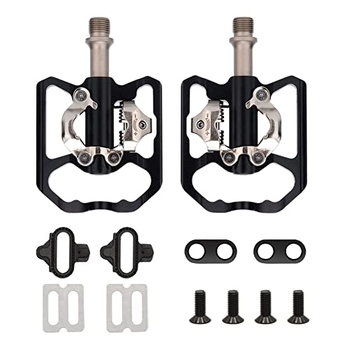 Mountain Bike Pedal : JISKGH Road Bicycle Self Locking Pedals & Cycling Lock Cleat Mountain Bike Pedal Compatible for with Spd