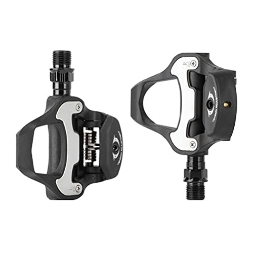 Mountain Bike Pedal : Jsdufs Bicycle pedals, mountain bike racing bicycle pedals, ultralight bicycle pedals with large platform Non-slip trekking MTB pedals, bicycle pedal cleats with screws for cycling shoes
