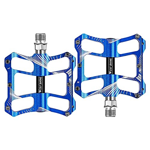 Mountain Bike Pedal : JTXQSI Bicycle Pedal, Mountain Bike Bicycle Pedal Bicycle Lightweight Aluminum Alloy Sealed Bearing Mountain Bike Pedal (Color : C)