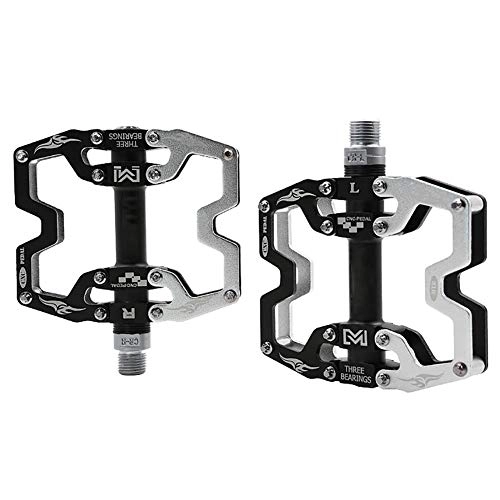 Mountain Bike Pedal : kaige Mountain Bike Pedals Flat Bicycle Pedals Platform Cycling Sealed Bearing Aluminum 9 / 16 Pedals for Mountain Bike MTB BMX WKY