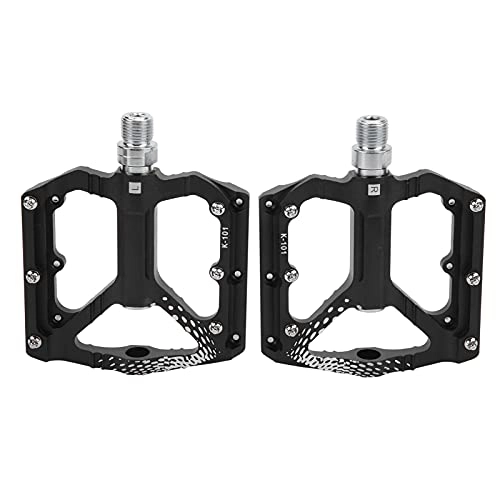 Mountain Bike Pedal : KAKAKE Bicycle Pedal, More Lubricant Wear‑resisting Aluminum Alloy Bicycle Pedal Aluminum Alloy Large Pedal Area with Fine Workship for Mountain Road Bike