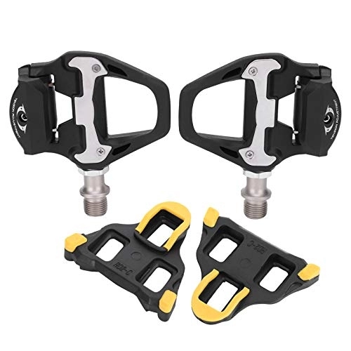 Mountain Bike Pedal : Keenso Bicycle Pedals, SPD‑SL Cycling Road Bike Self‑Locking Pedals, 9 / 16” Road Bike Pedals with Sealed Bearing, Anti-skid, For Mountain Bike BMX&Folding Bike Bicycles and accessories Riding
