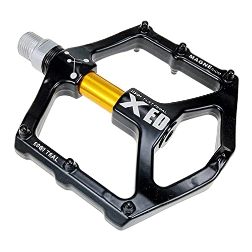 Mountain Bike Pedal : KINGVON 9 / 16Inch Magnesium Alloy Bicycles Pedals Super Wide Bicycle Pedals, Anti-Slip Road Bike Pedals, Bicycle Pedals Mountain Bike, Bicycle Parts