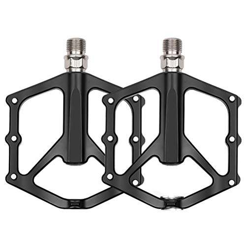Mountain Bike Pedal : Kohyum Bicycle Pedals, Mountain Bike Road Bike Pedals, MTB Pedals with Ultralight Aluminum Alloy Platform and Sealed Bearings, Non-slip Trekking Pedals with 9 / 16 inch axle diameter
