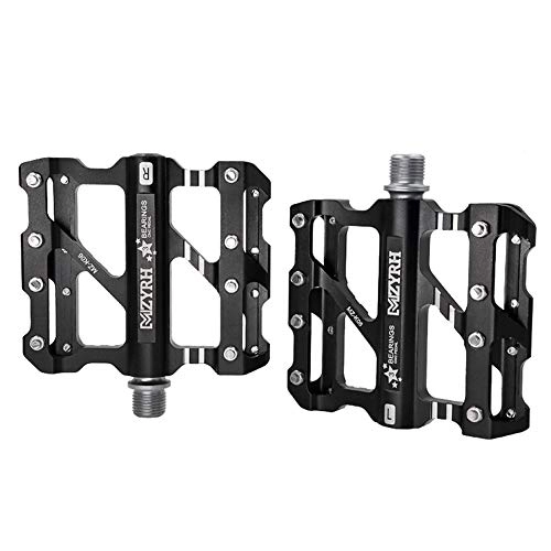 Mountain Bike Pedal : KP&CC Bicycle Cycling Bike Pedals 3 Bearing Pedals Anti Slip Durable Surface Paint Treatment for 9 / 16 Inch Fits Most Bicycles