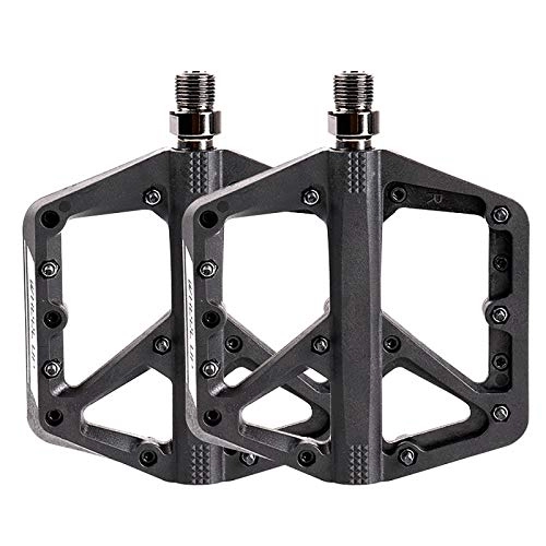Mountain Bike Pedal : KUCONGST Pedal Bike for Bikes Bearing Mountain Travel Clips Toe Flat Road Spindle Platform Youth Bicycle Bike Cycling Pedals Cage