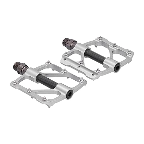 Mountain Bike Pedal : KUIDAMOS 3 Bearing Mountain Bike Pedals, Stability and Cycling Cadence 2pcs ‑molybdenum Steel Shaft Bicycle Pedal for Labor‑savingRiding(Titanium)