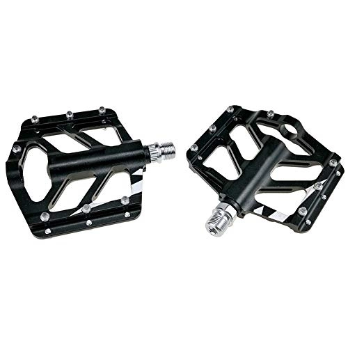 Mountain Bike Pedal : KXDLR 3 Bearings Mountain Bike Pedals Platform Bicycle Flat Alloy Pedals 9 / 16" Pedals Non-Slip Alloy Flat Pedals