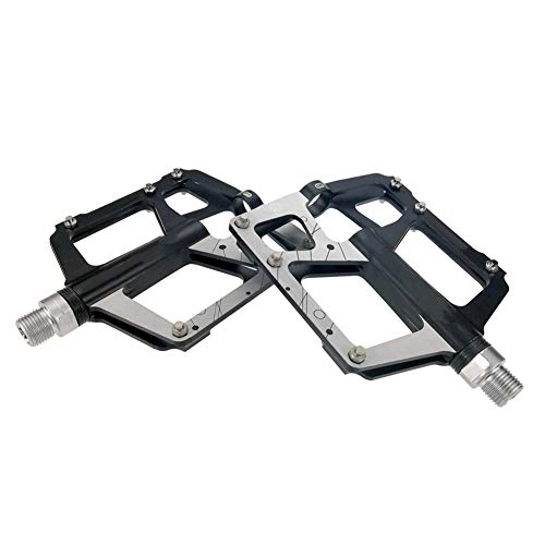 Mountain Bike Pedal : KXDLR Aluminum Mountain Bike Bicycle Cycling Platform Pedals 9 / 16 Inch Cycling Sealed 3 Bearing Pedals