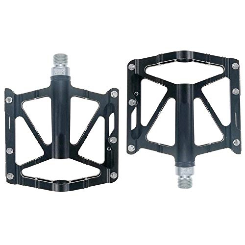 Mountain Bike Pedal : KXDLR Aluminum Mountain Bike Bicycle Cycling Platform Pedals 9 / 16 Inch Non-Slip Bicycle Pedals