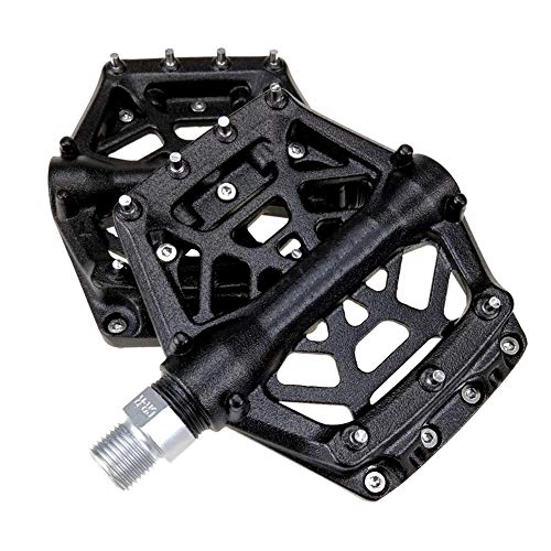 Mountain Bike Pedal : KXDLR Bike Pedals 9 / 16 Inch Mountain Bicycle Pedals Aluminium Alloy Flat Cycling Pedals with Sealed Bearings, A Pair