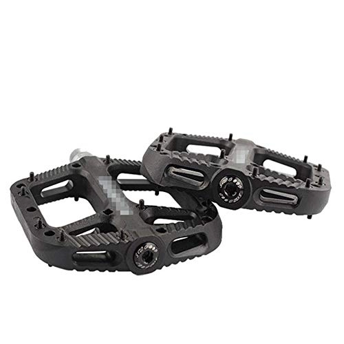 Mountain Bike Pedal : KYEEY Bicycle Pedal Mountain Bike Pedals Nylon Fiber Bearing Pedal Outdoor Cycling Antiskid Bicycle Pedals Suitable For Various Bicycles