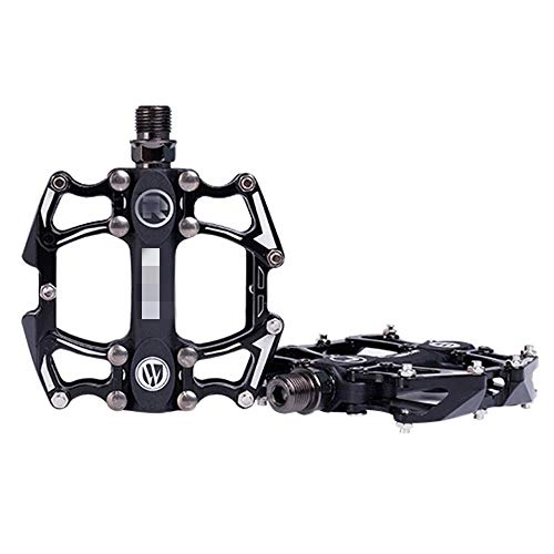 Mountain Bike Pedal : KYEEY Mountain Bike Pedals Mountain Bike Pedals Platform Bicycle Pedals Black Bicycle Pedals (Color : Black, Size : 115x95x20mm)