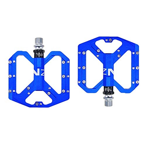 Mountain Bike Pedal : LAIABOR Bike Pedals Mountain Bike Pedals with Sealed Bearing, Anti-skid and Stable MTB Pedals for Mountain Bike BMX and Folding Bike, Blue