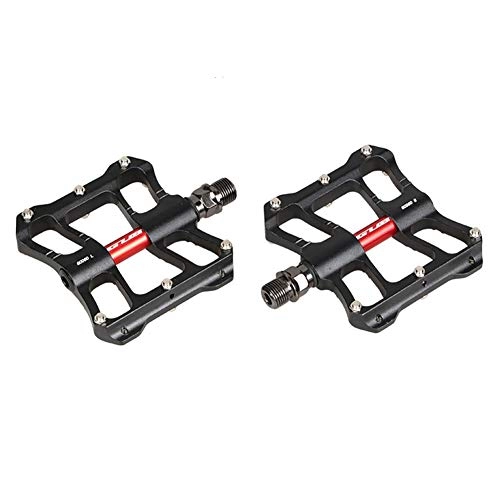Mountain Bike Pedal : LAIABOR Cycling Bicycle Pedals Bike MTB Pedals Platform 9 / 16" Spindle Universal Fit Non-Slip for Cycling Mountain Bike Road Bike Folding Bike, Black