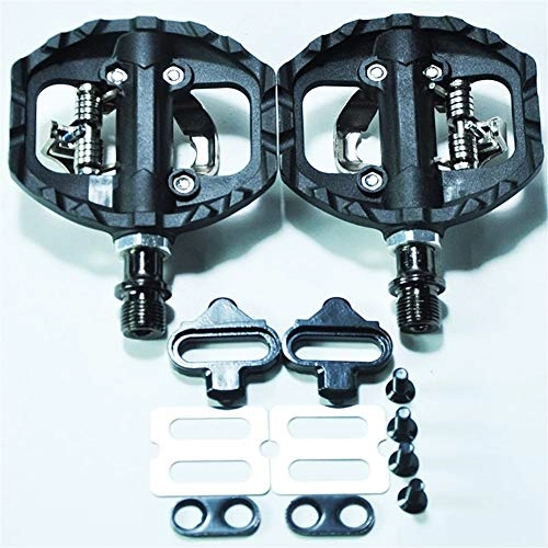 Mountain Bike Pedal : LANCYG Bike pedals Black Nylon Bicycle Cycling Pedal Bicycle Parts Pedals (Color : B018 black)