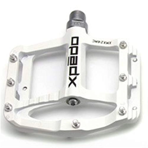 Mountain Bike Pedal : LANCYG Bike pedals Magnesium MTB Bike White Bicycle Pedals 243g 5Colors Pedals (Color : NO 1)