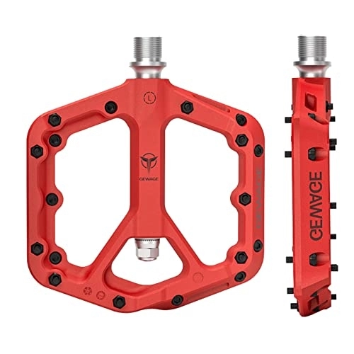 Mountain Bike Pedal : Layiset Bicycle Pedals, Non-Slip Mountain Bike Pedals - Flat Pedals Mountain Bike Pedals for E-Bikes Urban Bikes Road Bikes, Bike Parts Cycling Pedals Replacement