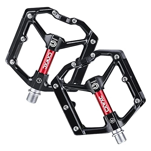 Mountain Bike Pedal : Layiset Mountain Bike Pedals, Sturdy Wider Bicycle Pedals | Lightweight Bicycle Platform Pedals for Mountain Bikes Road Bikes Urban Bikes