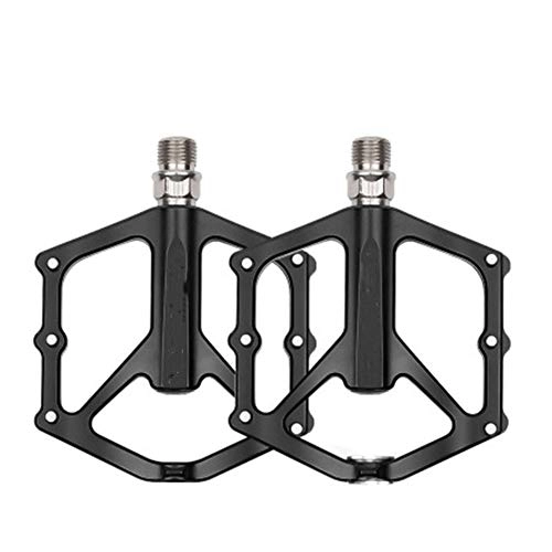 Mountain Bike Pedal : Leslaur Bicycle Pedal 3 Palin Aluminum Alloy Bearing Mountain Pedal Anti-Skid Suction Pedal Accessories Pedals Ultralight Durable