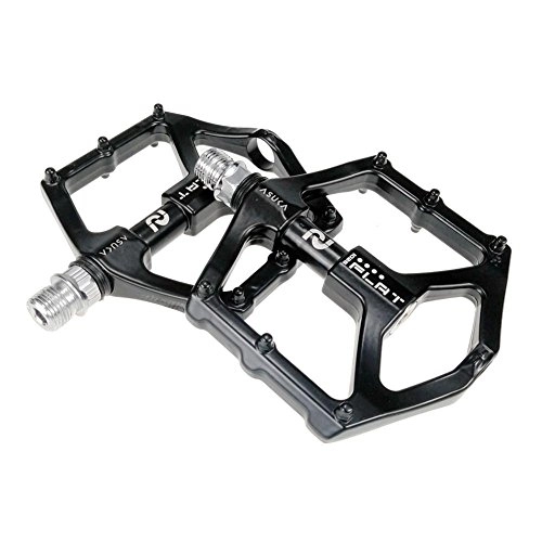 Mountain Bike Pedal : Letway Keptfeet Aluminum Bicycle Bearing Pedals Antiskid Mountain Bike Pedals comfortable reasonable boosted