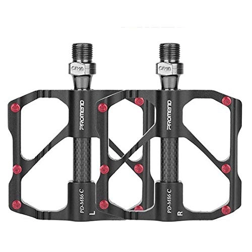 Mountain Bike Pedal : LFTYV Mountain Bike Pedals, MTB Pedals Aluminum Alloy Spindle 9 / 16 Inch with Sealed Bearing Anti-Skid And Stable Mountain Bike Flat Pedals for Mountain Bike BMX And Folding Bike, C