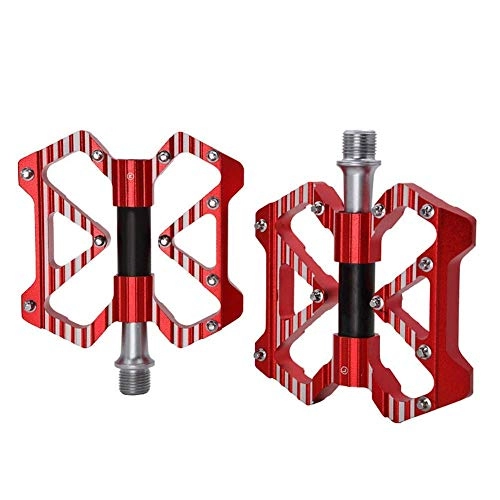 Mountain Bike Pedal : LHQ-HQ Outdoor sports Mountain Road Bike Platform Pedals Lightweight Nylon Bicycle 3 Sealed Bearing Pedals 9 / 16 for Road Mountain Bike
