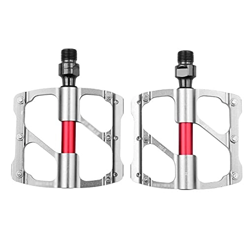 Mountain Bike Pedal : LHQ-HQ Road Bike Pedals Aluminum Alloy Bearing Mountain Bike Pedals Non-Slip Bicycle Pedals Suitable for BMX MTB