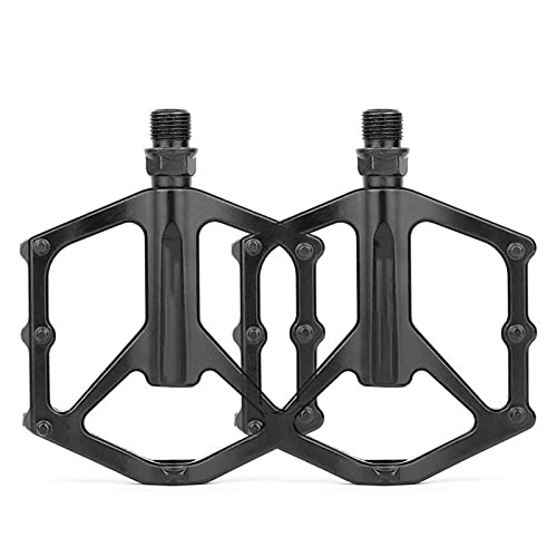 Mountain Bike Pedal : LHQ-HQ Ultra-Light Aluminum Alloy Plating Aluminum Alloy Die-Casting Needle Bearing Pedal Bicycle Pedals Road Mountain BMX MTB Bike for Outdoor Sport