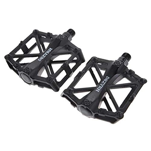 Mountain Bike Pedal : LIANYG Bicycle Pedals Bicycle BMX Mountain Bike Pedal 9 / 16" Thread Parts Super Strong UltraLight Platform Magnesium Outdoor Sports Cycling Bike Pedals 155 (Color : Black)