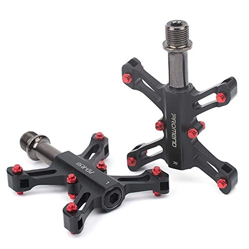 Mountain Bike Pedal : LICHUXIN Bicycle Pedal, Ultra-Light Aluminum Non-Slip 9 / 16 Inch Mountain Bike Pedals, Universal Bicycle Pedal Replacement Parts, for MTB BMX Road Bikes And Folding Bikes