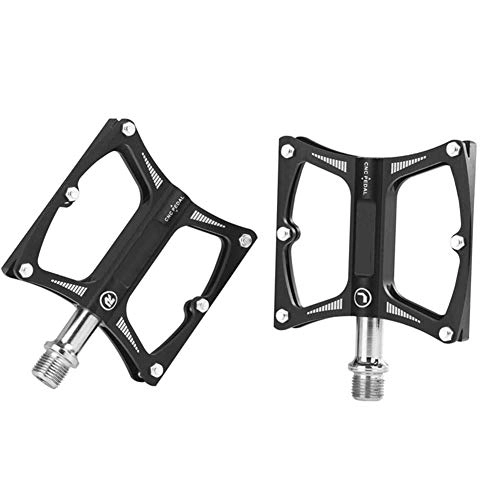 Mountain Bike Pedal : LIERSI Bike Pedals Ultralight Mountain Bike Pedals Aluminum Bicycle Pedals with 3 Sealed Bearings, Bicycle Cycling Wide Platform Pedals