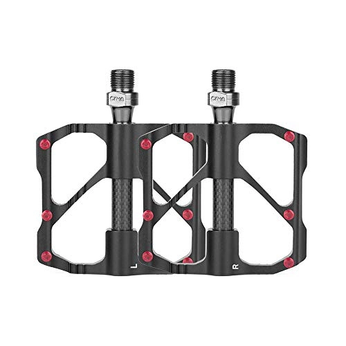 Mountain Bike Pedal : LIGHTOP Mountain Bike Pedals Antiskid Durable Bike Pedals Bicycle Peddles Aluminum Alloy Body Super Light Stable Plat Sealed Bearings