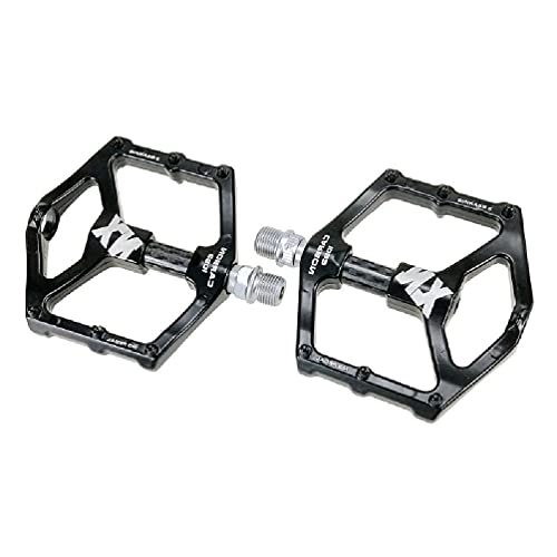 Mountain Bike Pedal : Lightweight Universal Mountain Bike Magnesium Alloy Pedals for BMX Road MTB Bicycle Ultra-light Non-slip wide pedals