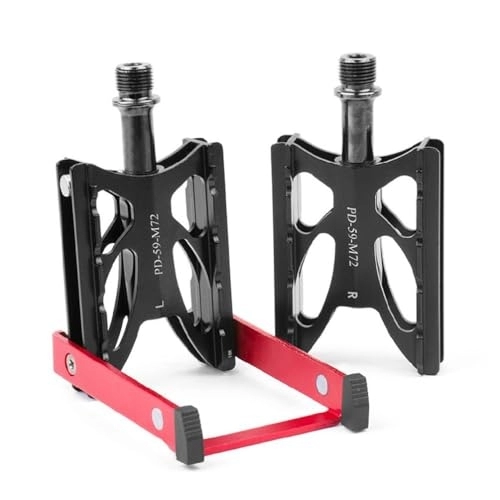 Mountain Bike Pedal : Lightweight Universal Mountain Bike Pedals For Road Bicycle Pedal Wide Non-slip Aviation Flat Foot Bicycle Pedals Foldable Road Bike Pedal