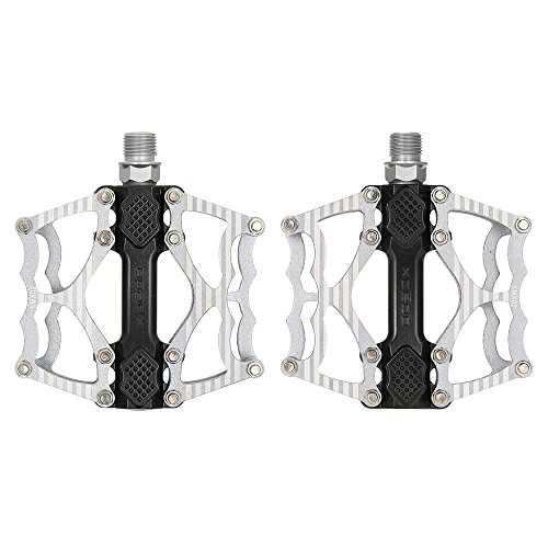 Mountain Bike Pedal : Lixada Bicycle Pedal Aluminum Alloy Mountain Bike Pedals Road Cycling Sealed Bearing Pedals BMX Ultra Light Bike Pedal Bicycle Parts