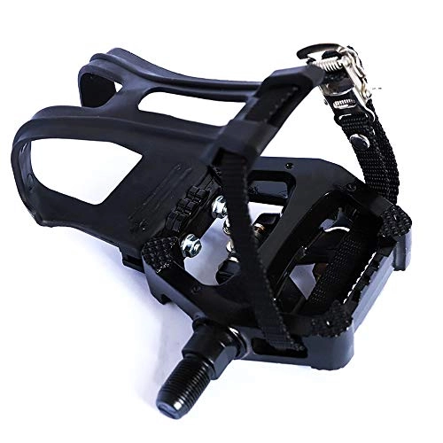 Mountain Bike Pedal : Lixada Mountain Bike Pedals 1 Pair Bicycles Clipless Pedals Maintenance-free Axis Compatible Sealed Bearing MTB Pedals