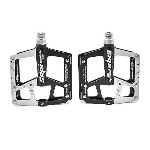 Mountain Bike Pedal : LKXOOD MTB bike pedals non-slip bike pedals mountain bikes platform aluminum alloy surface with 3 sealed bearings for MTB racing bike