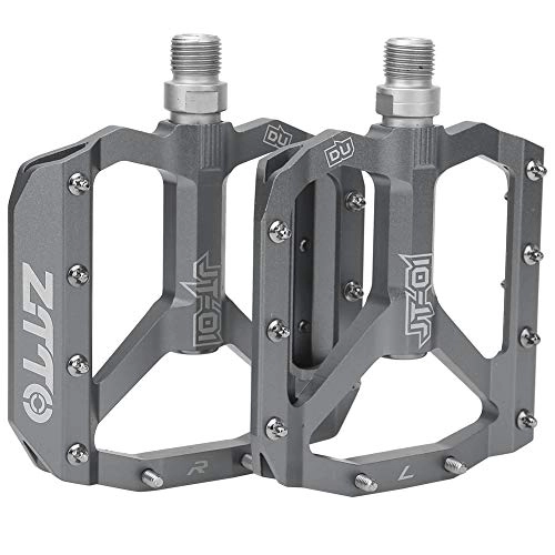 Mountain Bike Pedal : LLF 1Pair Of Bike Pedal, Bicycle Foot Rest, Mountain Bike Pedals Aluminum Alloy Bicycle Bearing Foot Rest Cycling Parts Silver
