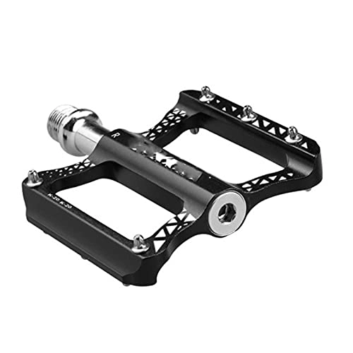 Mountain Bike Pedal : LLZH Bike Pedals, Aluminum Alloy Pedals, Mountain Bike Bearing +du Structure Chrome Molybdenum Steel Bicycle Accessories Pedals With Cleats