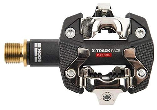 Mountain Bike Pedal : LOOK Unisex's X-Track Race Carbon Ti Mtb Pedals, Black, One Size