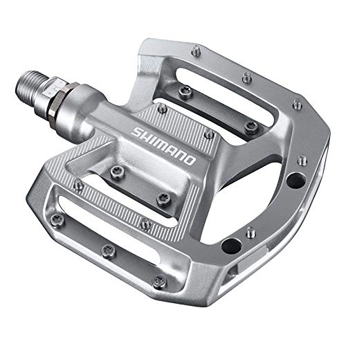 Mountain Bike Pedal : Lorenory Pedals bike Flat Pedals Flat MTB / Trail / Enduro / BMX Bicycle Pedals Pd-mx80 GR500 (Color : GR500 silver)